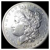 1884-S Morgan Silver Dollar CHOICE AU