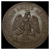 1920 Mexico Bronze 20 Centavos