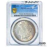 1891-S Morgan Silver Dollar PCGS AU58