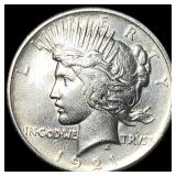 1921 Silver Peace Dollar UNCIRCULATED