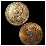 George Washington Born Virginia 1783 Tokens. HIGH