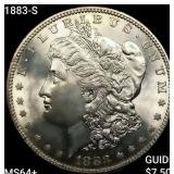 1883-S Morgan Silver Dollar CHOICE BU+