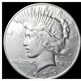 1935-S Silver Peace Dollar CLOSELY UNCIRCULATED
