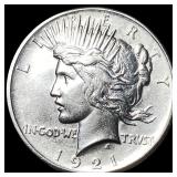 1921 Silver Peace Dollar UNCIRCULATED