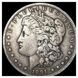1891-O Silver Morgan Dollar NEARLY UNCIRCULATED