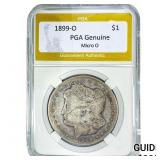 1899-O Morgan Silver Dollar PGA G Micro O