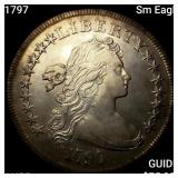 1797 Sm Eagle Draped Bust Dollar HIGH GRADE+