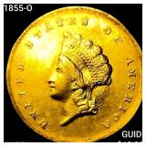 1855-O Rare Gold Dollar HIGH GRADE