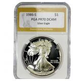 1986-S Silver Eagle PGA PR70 DCAM