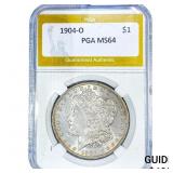 1904-O Morgan Silver Dollar PGA MS64