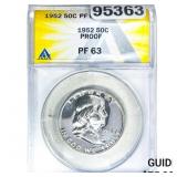 1952 Franklin Half Dollar ANACS PF69