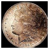 1896-O Silver Morgan Dollar CHOICE AU