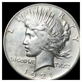 1921 Silver Peace Dollar UNCIRCULATED
