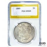 1889 Morgan Silver Dollar PGA MS64
