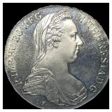 1780 Silver Maria Theresa Thaler (Restrike) UNCIRC