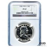 1956 Franklin Half Dollar NGC PF67 Type 2