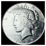 1925-S Silver Peace Dollar CHOICE BU