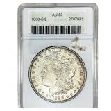 1888-S Morgan Silver Dollar ANACS AU53
