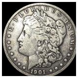 1901 Silver Morgan Dollar NEARLY UNCIRCULATED