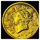 1852 Gold $1 Liberty Head Type 1 HIGH GRADE