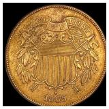 1865 Bronze Two-Cent Piece UNCIRCULATED