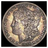 1890-CC Morgan Silver Dollar NEARLY  UNCIRCULATED