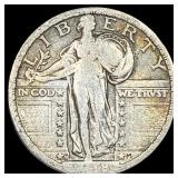 1928-S Silver Standing Liberty Quarter  LIGHTLY C