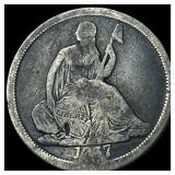 1837 Silver Seated Liberty Dime LIGHTLY  CIRCULAT