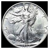 1937-S Silver Walking Liberty Half Dollar  CLOSEL