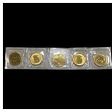 5 2009 $5 1/10 oz Maple Leafs Gold