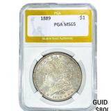 1889 Morgan Silver Dollar PGA MS65