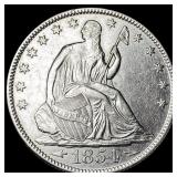 1854-O Silver Seated Liberty Half Dollar  CHOICE