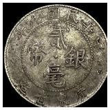1920 China Kwangtung Province Silver 20 Cents