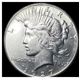 1927 Silver Peace Dollar CHOICE BU
