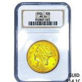 1904 $20 Gold Double Eagle NGC MS64