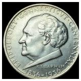 1936 Silver Bridgeport Half Dollar GEM BU