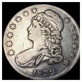 1832 Capped Bust Half Dollar NEARLY  UNCIRCULATED
