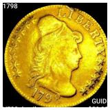 1798 $5 Gold Half Eagle LIGHTLY CIRCULATED