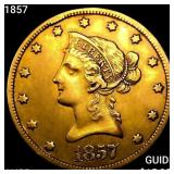 1857 $10 Gold Eagle HIGH GRADE