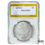 1879-O Morgan Silver Dollar PGA MS63