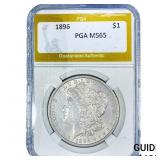 1896 Morgan Silver Dollar PGA MS65