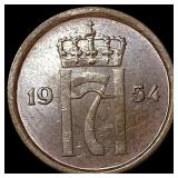 1954 Bronze 1 Ore