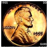 1955 DDO Wheat Cent CHOICE BU RD
