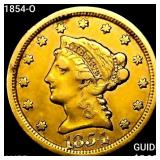 1854-O $2.50 Gold Quarter Eagle HIGH GRADE