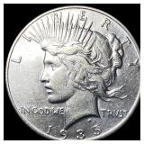 1935 Silver Peace Dollar CLOSELY UNCIRCULATED