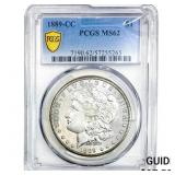 1889-CC Morgan Silver Dollar PCGS MS62