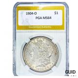 1904-O Morgan Silver Dollar PGA MS64