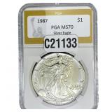 1987 Silver Eagle PGA MS70