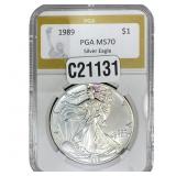 1989 Silver Eagle PGA MS70