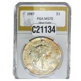 1987 Silver Eagle PGA MS70